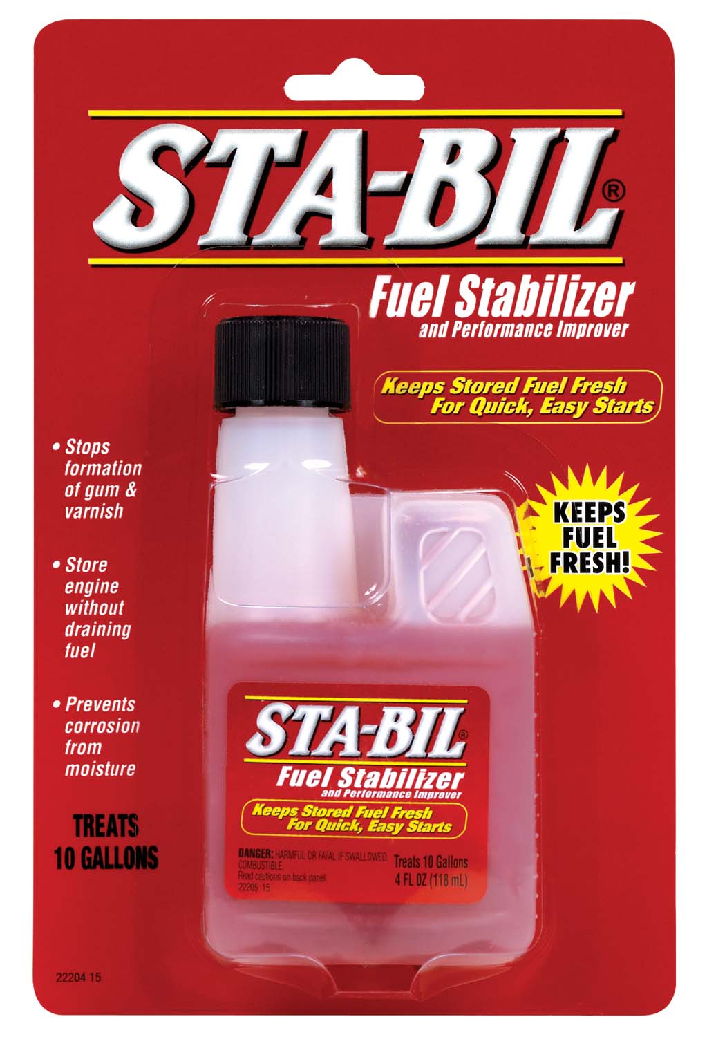 4 Oz Original Sta-bil Concentrated Fuel Stabilizer 22204-1104