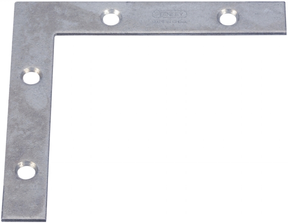 Stanley Hardware 4 Count 4in. X .63in. Zinc Flat Corner Braces 757021