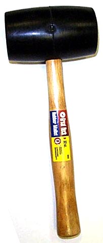 Great Neck Saw 30 Oz Rubber Mallet Wood Handle Rm32