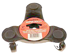 9299 6" Tri-dolly - Steel And Polyolefin