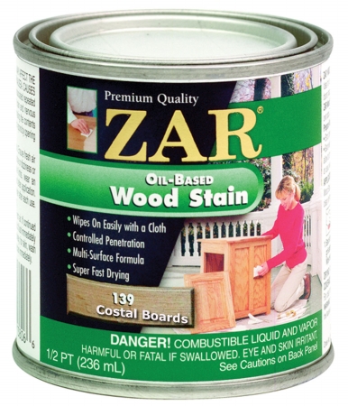 Half Pint Coastal Boards Zar Oil Based Wood Stain 13906