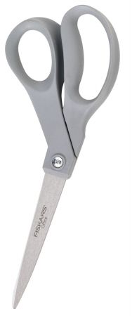 8in. Gray Performance Bent Scissors 01-004250j