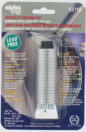 Lead Free Aluminum Wire Braze Solid Wire & Flux K