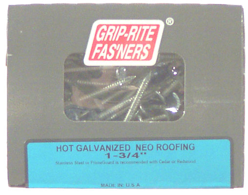 Prime Source Hot Galvanized Neo-roofing Nails 134hgneo1