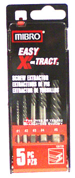 5 Piece Setspiral Flute Screw Extractors 155120
