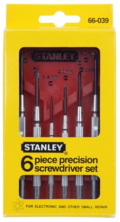 Hand Tools 6 Piece Jewelers Screwdriver Set 66-039