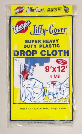 9ft. X 12ft. Jiffy Cover Super Heavy Duty Drop Cloth 4jc-912
