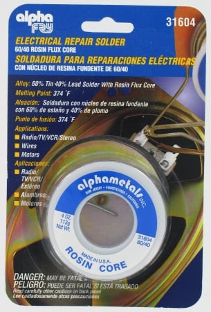 60-40 Electrical Rosin Core Solder Am31604