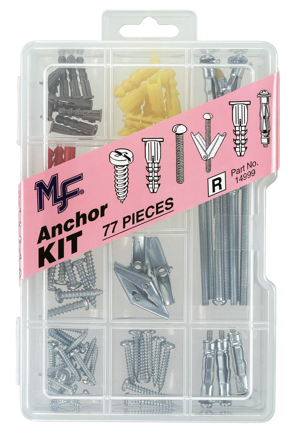 77 Piece Anchor Assortment Kit 14999