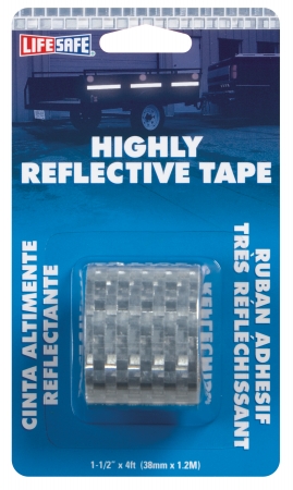 1-.50in. X 4ft. Silver Highly Reflective Tape Re802