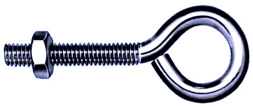 Hindley 20 Count .25in. X 4in. Eye Bolts Regular Eye Zinc Plated 40805 - Pack of 20 Hindley 20 Count .25in. X 4in. Eye Bolts Regular Eye Zinc Plated 40805 - Pack of 20