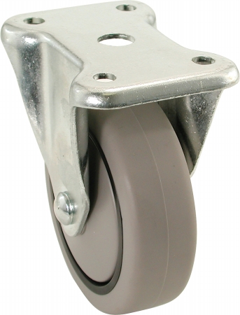 4in. Ridgid Plate Caster 9028