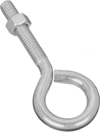 .38in. X 4in. Eye Bolt With Nuts Assembled 221267 - Pack Of 10