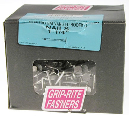 Prime Source 1-.25in. Electro Galvanized Roofing Nails 114egrfg5