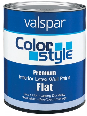 Brand 1 Quart Clear Base Colorstyle Interior Latex Flat Wall Paint 44-2