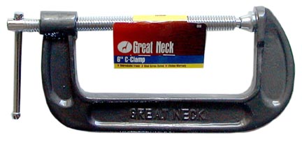 Great Neck Saw 6in. Adjustable C Clamps Cc6