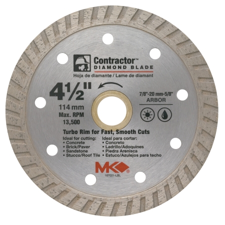 Mk Diamond 4-.50in. Contractor Diamond Blade 167021