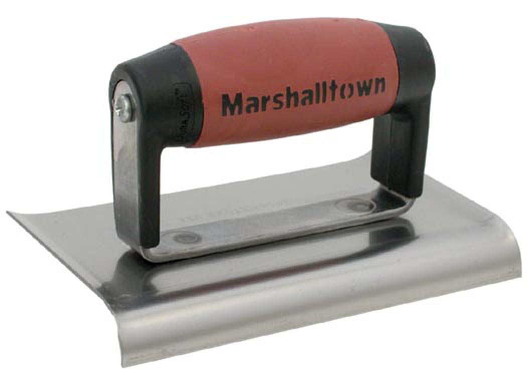 Marshalltown 3in. X 6in. Curved End Stainless Steel Edgers 136SSD
