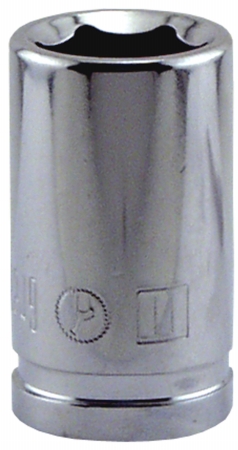 Great Neck Saw 11mm X .38in. Drive 6 Point Socket Metric Sk11m