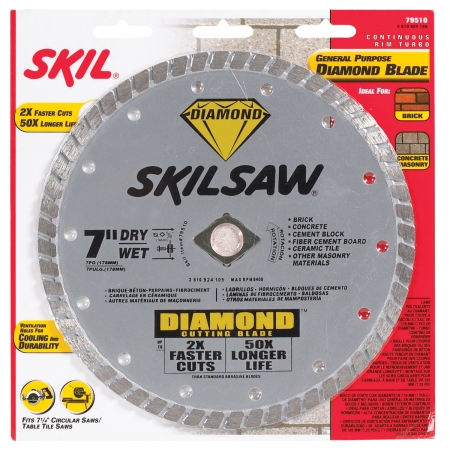 Bosch-rotozip-skil 7in. Skilsaw Diamond Circular Saw Blade 79510 Bosch-rotozip-skil 7in. Skilsaw Diamond Circular Saw Blade 79510