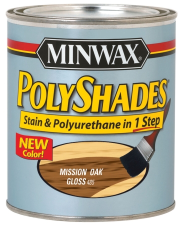.50 Pint Mission Oak Polyshades Gloss Wood Stain 21785
