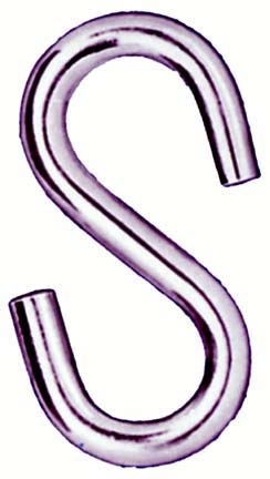 Hindley 100 Count 1in. Zinc Heavy Open Style S Hooks 41716 - Pack of 100 Hindley 100 Count 1in. Zinc Heavy Open Style S Hooks 41716 - Pack of 100