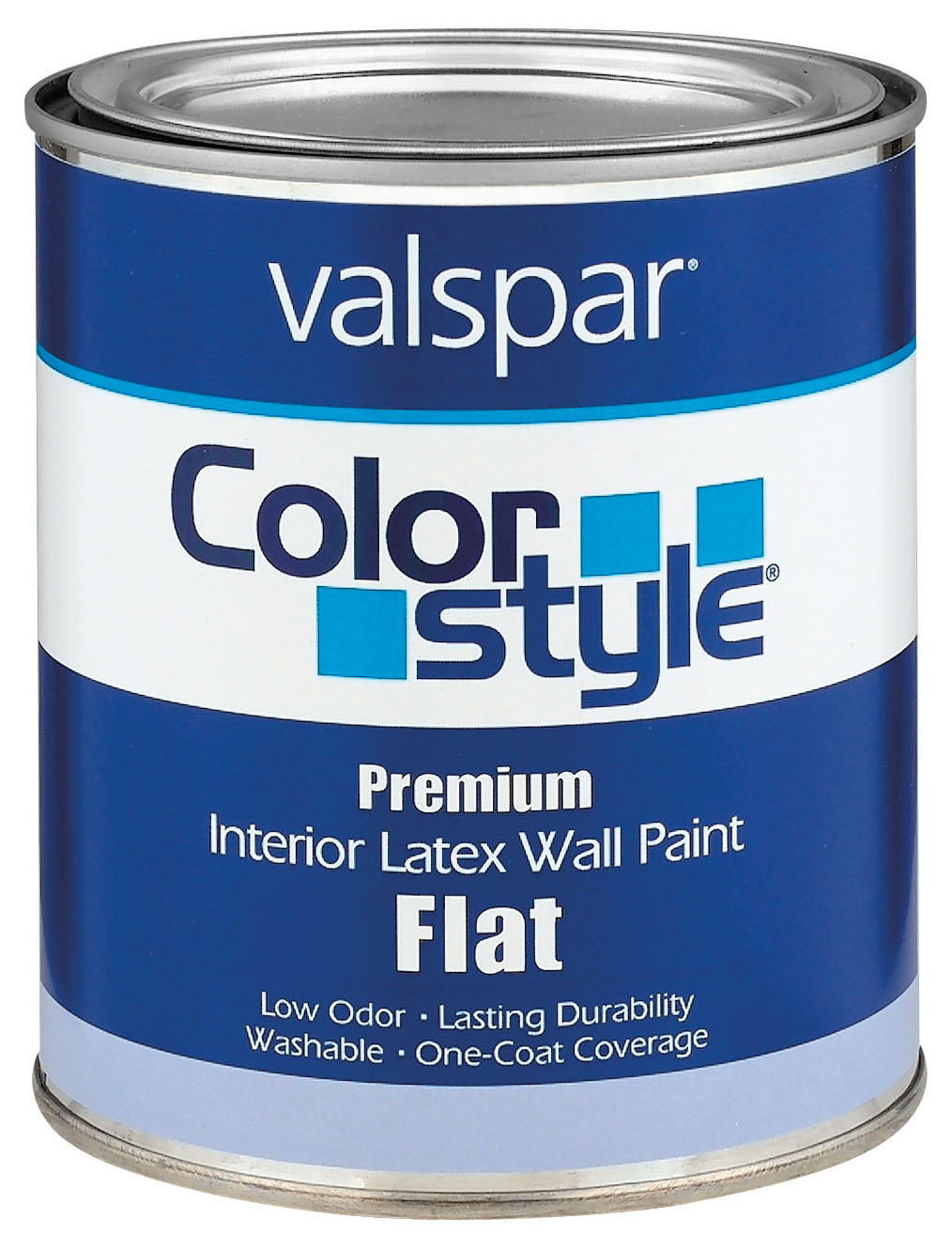 Brand 1 Quart White Colorstyle Interior Latex Flat Wall Paint 44-26300