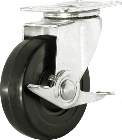 5in. General Duty Swivel Caster With Brake 9020