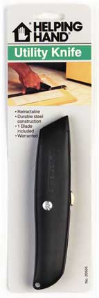 Helping Hands Utility Knife With Blade 20505 - Pack Of 3