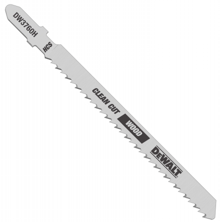Dewalt Accessories 4in. 10 TPI Wood Cutting TShank Jig Saw Blades DW37605