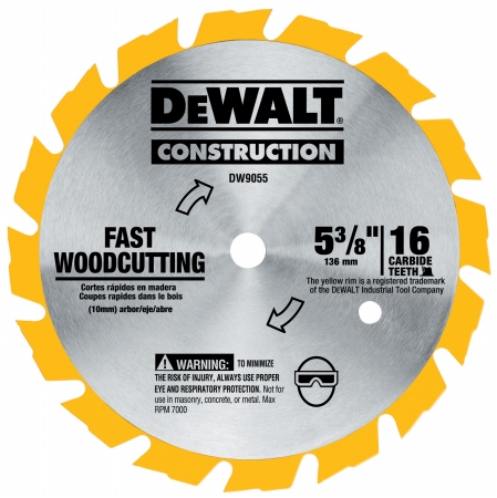 Dewalt Accessories 5.38in. Cordless Circular Saw Steel Blade DW9055