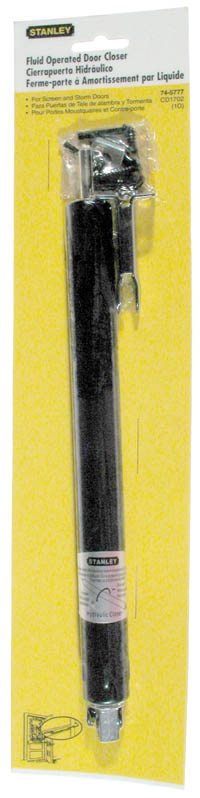 Stanley Hardware Black FluidControlled Door Closer 745777