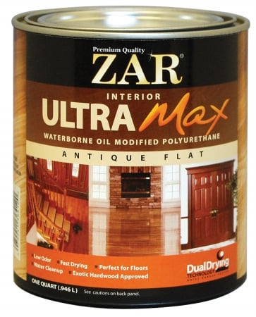 1 Quart Antique Flat Zar Interior Ultra Max Waterborne Oil Mod