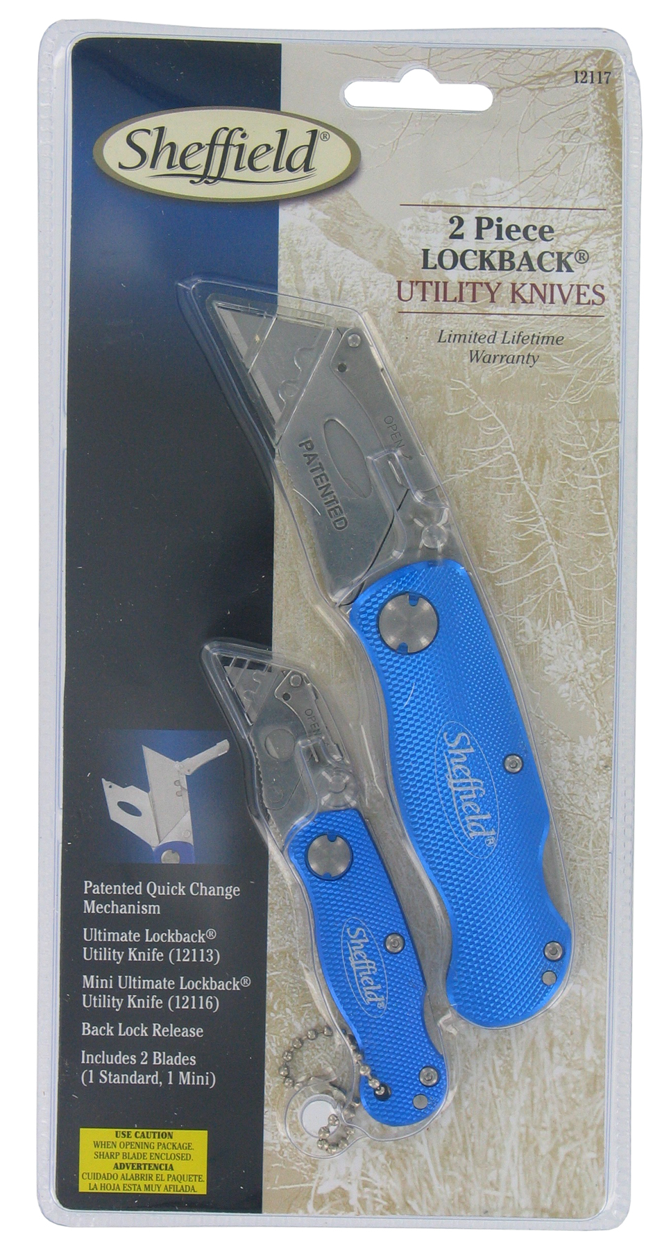 Great Neck Saw 2 Piece Lockback Utility Knives 12117
