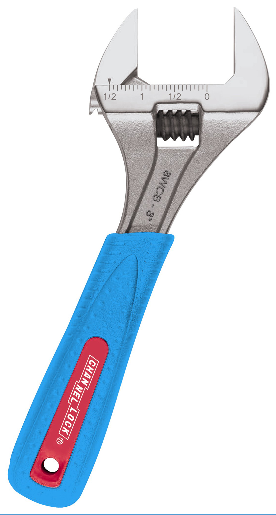 . 8in. Code Blue Wide Adjustable Wrench 808wcb