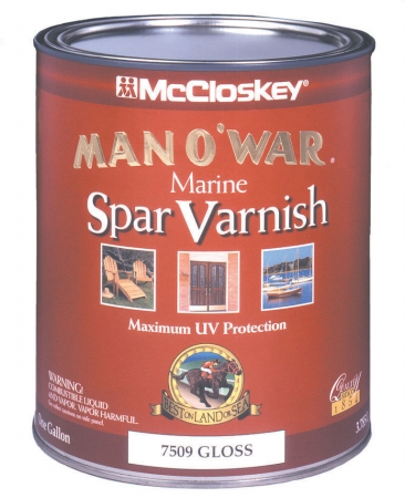 Brand 1 Quart Gloss Man O War Marine Spar Varnish Low Voc 80-6539 Qt