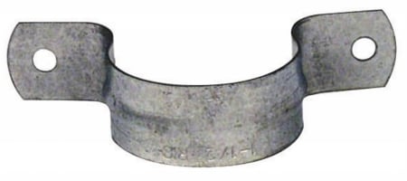 1-.50in. 20 Gauge 2 Hole Galvanized Pipe Straps