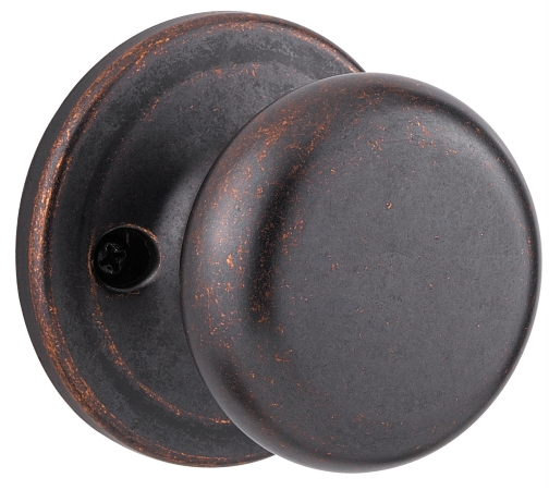 Kwikset Rustic Bronze Juno Passage Knob 97200676