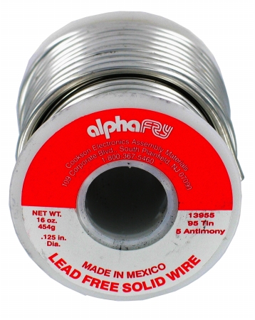1 Lb 95-5 Spool Lead-free Solid Wire Solder Am13