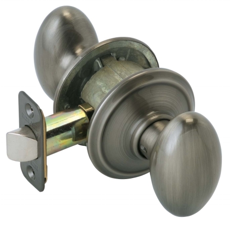 Schlage Antique Pewter Siena Passage Knobs F10VSIE620