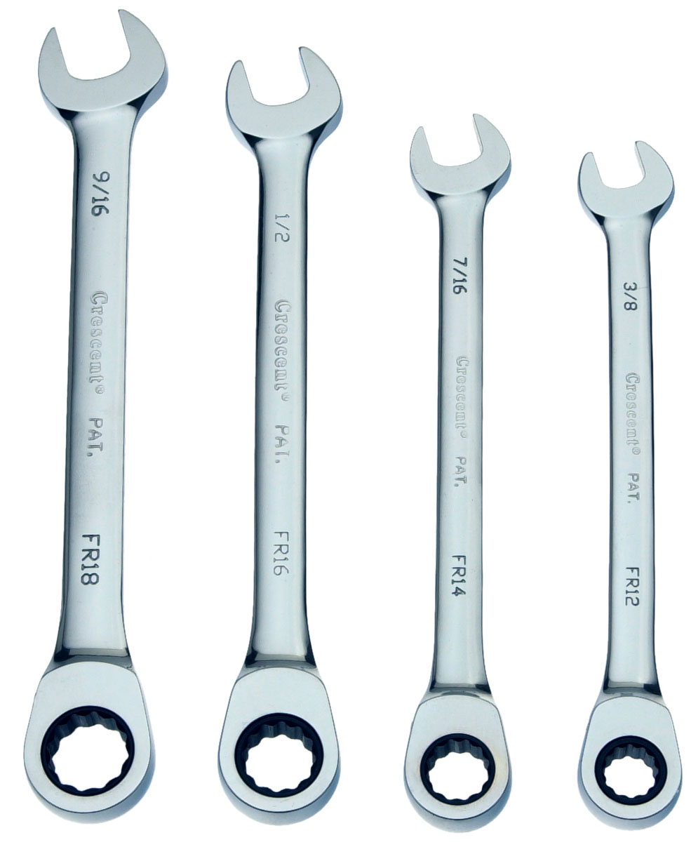 Apex Tool Group  Tools Combination Wrenches Standard 4 Piece Set FR4