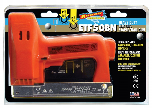 Arrow Fastener Co. Electric Staple  Nail Gun ETF50BN