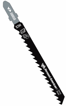 Vermont American 3.13in. 6 TPI TShank Wood Cutting Jig Saw Blade 30050