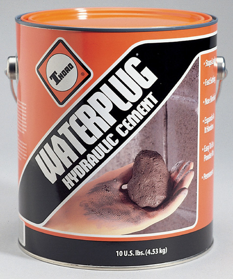 1 Gallon Waterplug Hydraulic Cement T5002 - Pack Of 4