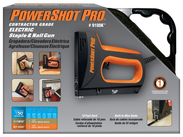 Arrow Fastener Co. Powershot 9100 Contractor Grade Electric Staple Nail Gun
