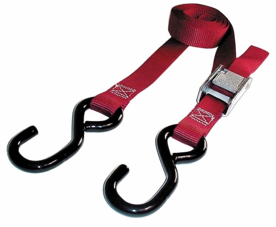 6ft. Cam Buckle Motorcycle-atv Tie-downs 89715-10 - Pack Of 12