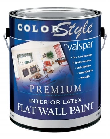 Brand 1 Gallon White Colorstyle Interior Latex Flat Wall Paint 44-26300 - Pack Of 4