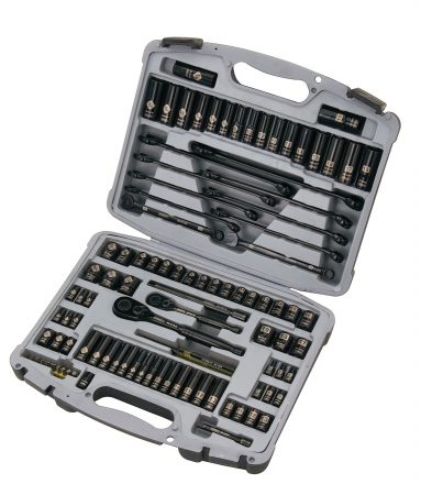 Hand Tools 99 Piece Black Chrome & Laser Etched Socket Set 92-839