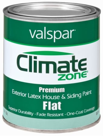 Brand 1 Gallon Flat White Climate Zone Exterior Latex House Paint 44-273 - Pack Of 4
