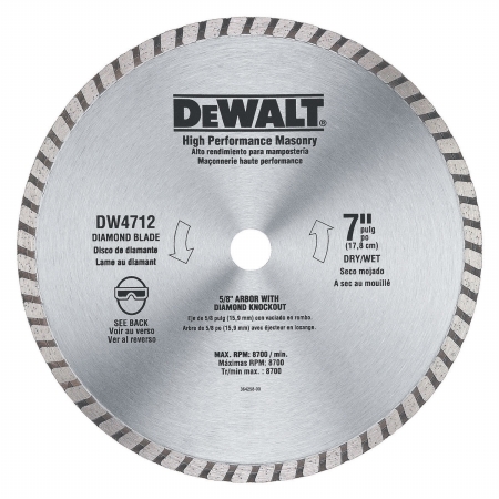 Dewalt Accessories 7in. Abrasive Blade DW4712B - Pack of 10